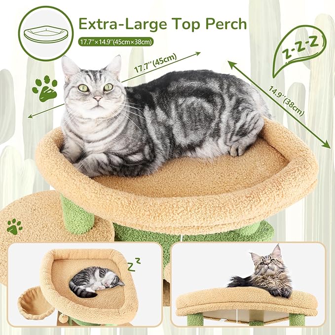 Globlazer Cactus Corner Cat Tree Tower - Image 3