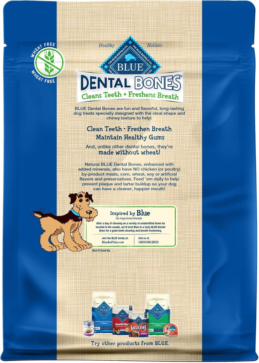 Blue Buffalo Mini Dental Bones, 27 oz, 97 Mini Bones