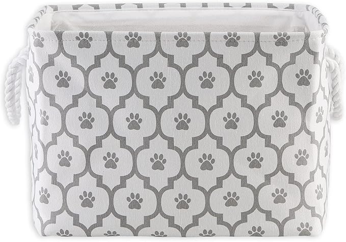 Bone Dry Pet Storage Collection Lattice Paw Print, Medium Rectangle - Image 2