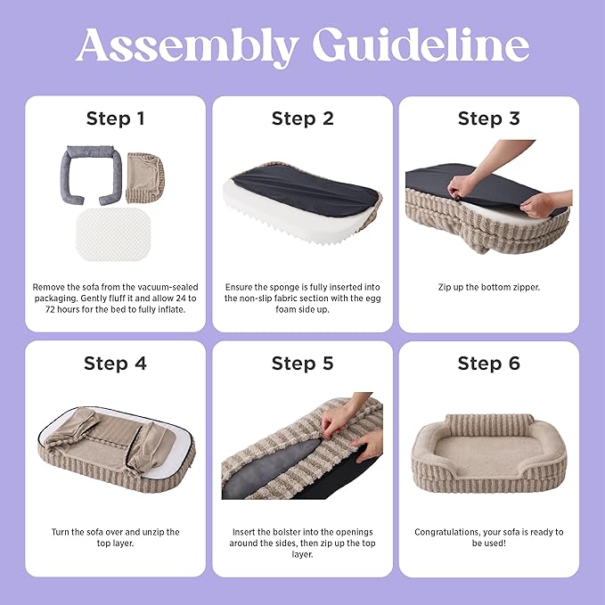 LE SURE Cute Dog Beds for Extra Large Dogs, Orthopedic Waterproof XL Pet Bed - Image 6