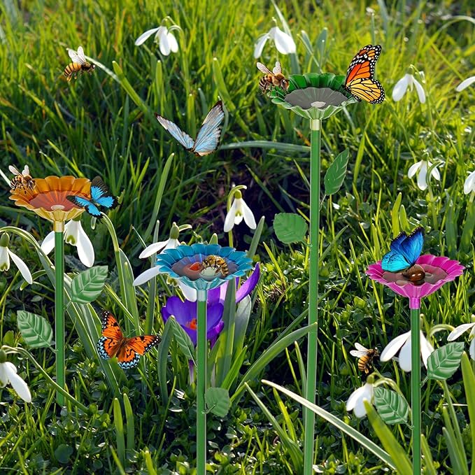 4 Pack Bee Watering Station, Bee Bath - Image 7