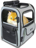 Crash-Tested Multi-Window Dog Backpack Carrier - Certified Crash Protection