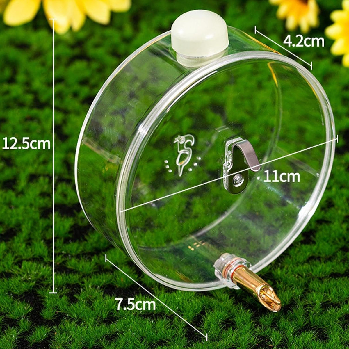 Bird Water Feeder Bird Waterer Bird Drinking Device for Cage,Bird Water Dispenser,Automatic,for Canary,Budgie Dove Cockatiel