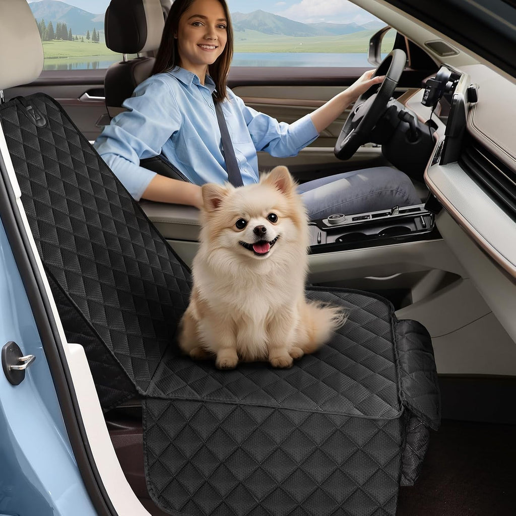 2 Pack Dog Car Seat Cover for Front Seat, Pet Car Seat Protector