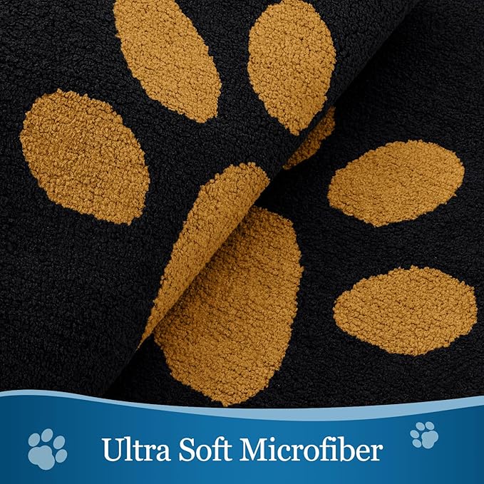 Buganda Dog Door Mat for Muddy Paws, Absorbent Dirt Trapper Washable Indoor - Image 4