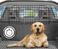 Pawple Dog Car Barrier for SUV's, Cars, Vehicles, & Trucks, Adjustable Large Pet Divider, Heavy-Duty Wire Mesh- Universal Fit