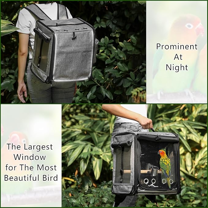 Suertree Bird Carrier with Seat Belt - Image 5
