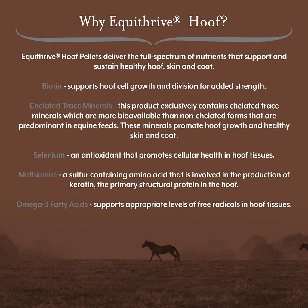 Equithrive Hoof Care Pellets Horse Supplement, 3.3 lbs