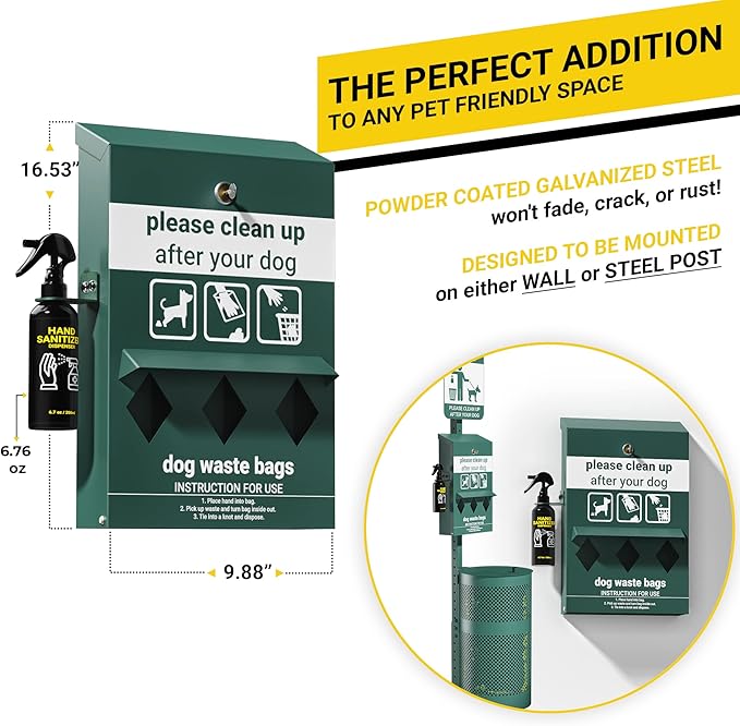 Original Glow in the Dark Dog Poop Station Outdoor - Image 5