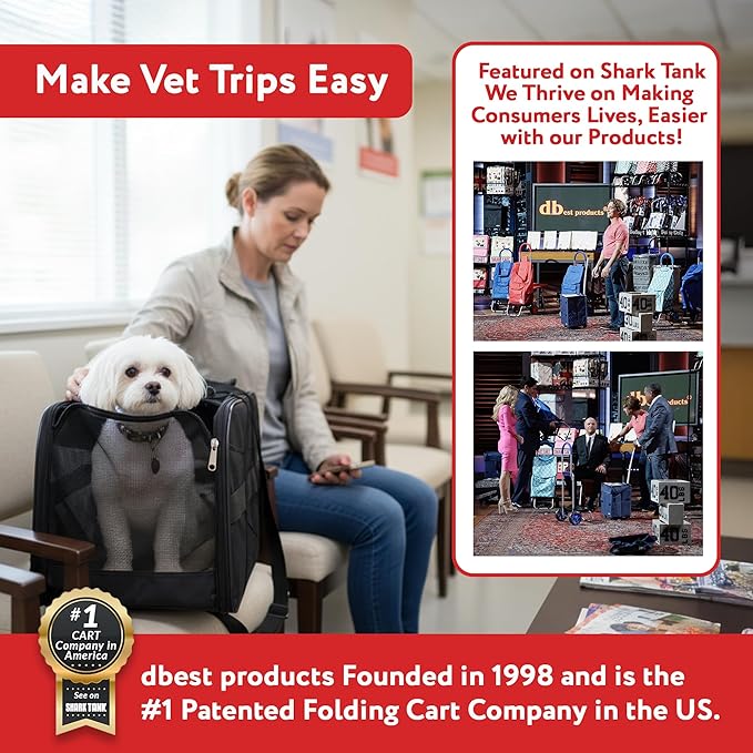 dbest products Rolling Pet Carrier - Image 9