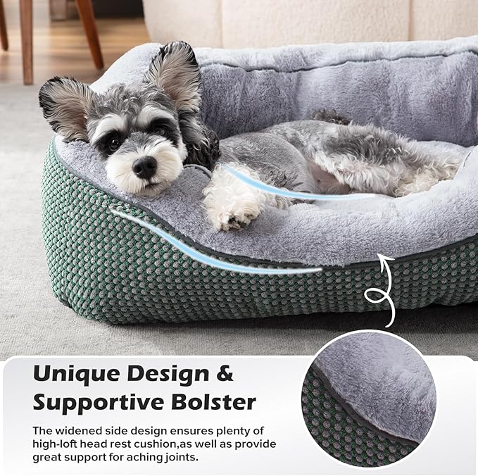 INVENHO Small Dog Bed Washable Orthopedic Calming Warming Durable Pet Bed - Image 4