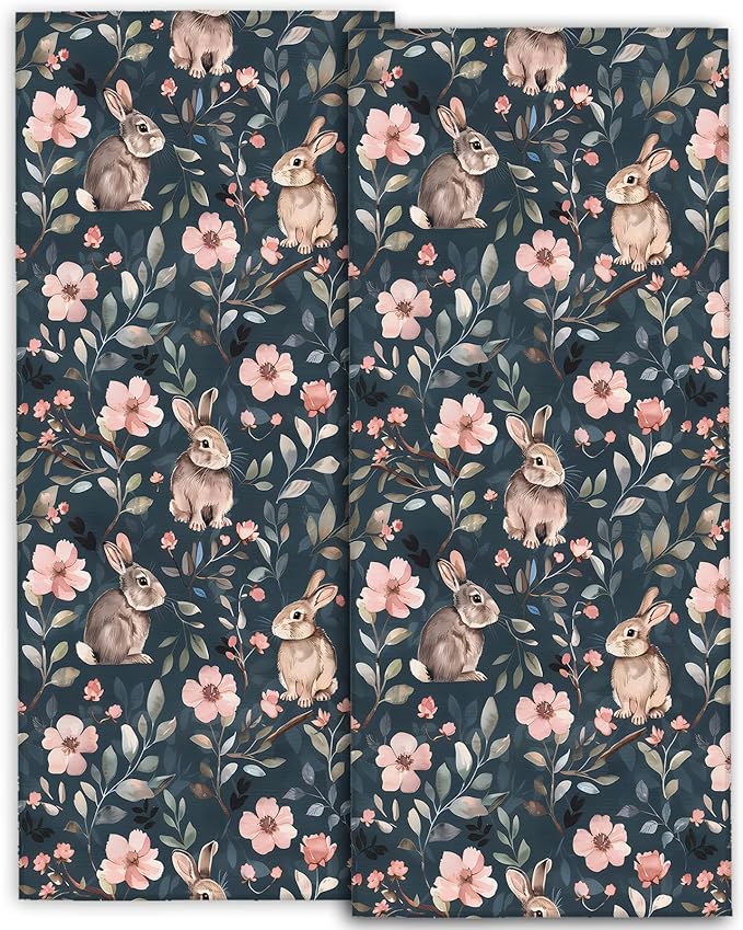 Cute Bunny Hand Towels by amepay