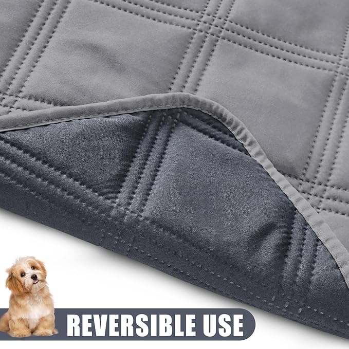 Smiry Waterproof Dog Bed Cover Blanket 82x82, Soft Reversible Pet Blanket - Image 3