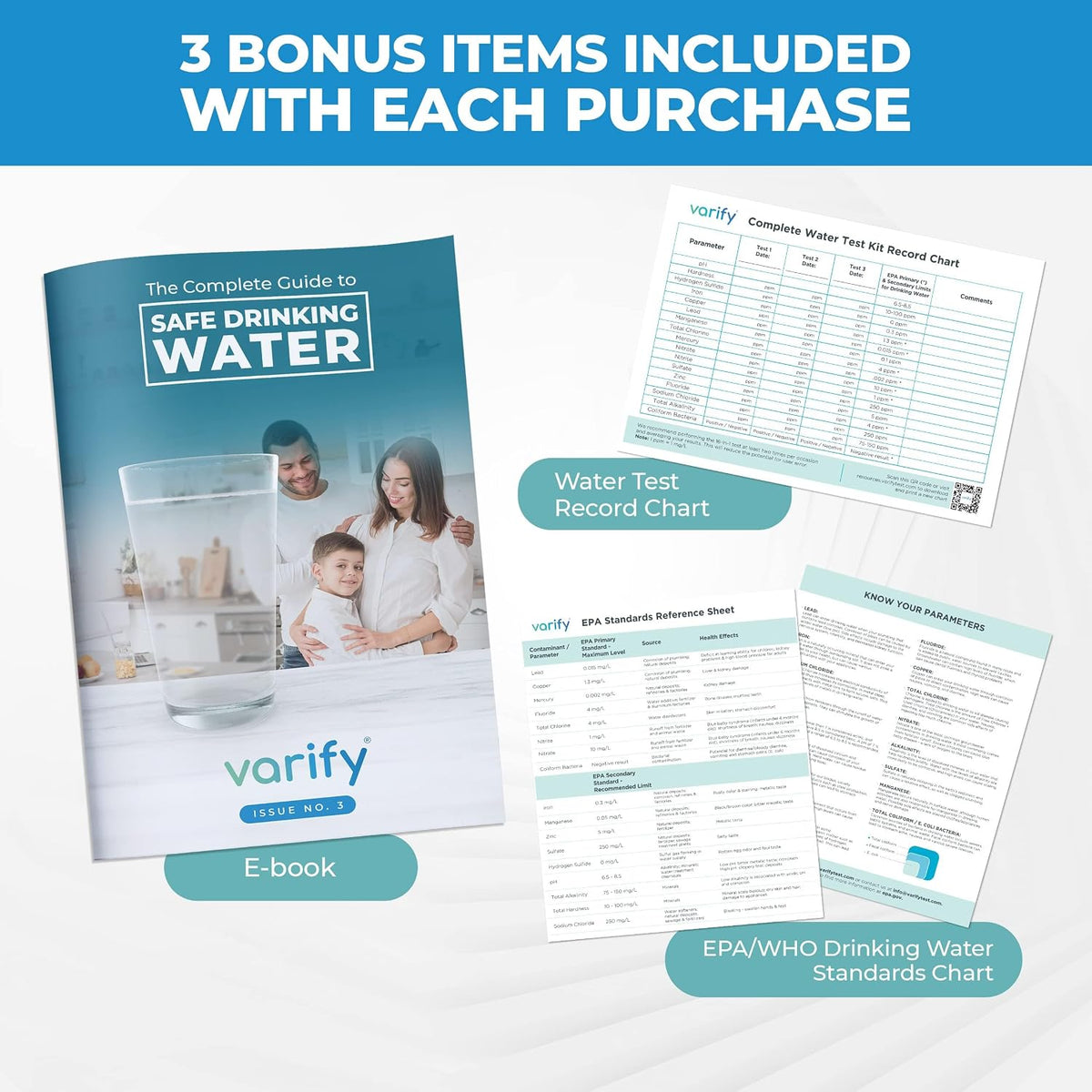 Varify 17-in-1 Complete Water Test Kit – Water Tester for Drinking Water