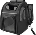 Zavothy Cat Backpack Carrier, Expandable Airline Approved Pet Backpack by Zavothy