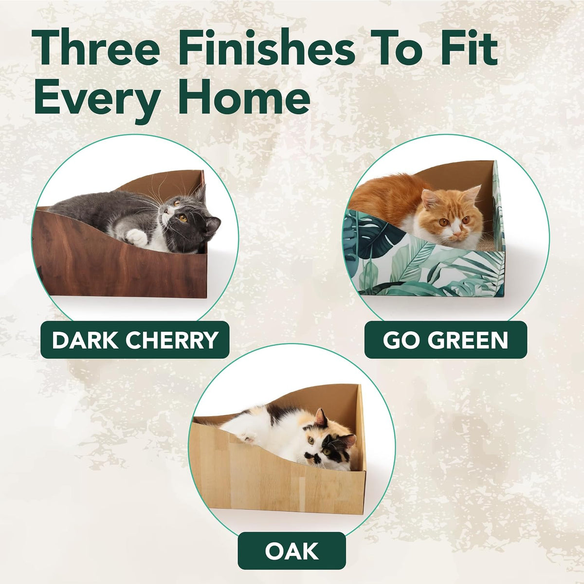 Necoichi Hideaway Cat Scratcher Box — Extra Large | Horizontal Scratch Pad + Lounger + Hideaway for Indoor Cats | 100% Recycled Cardboard, Chemical-Free