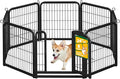 Yaheetech Dog Playpen Outdoor, 24 inch 8 Panels Dog Pen Indoor Heavy Duty Puppy by Yaheetech