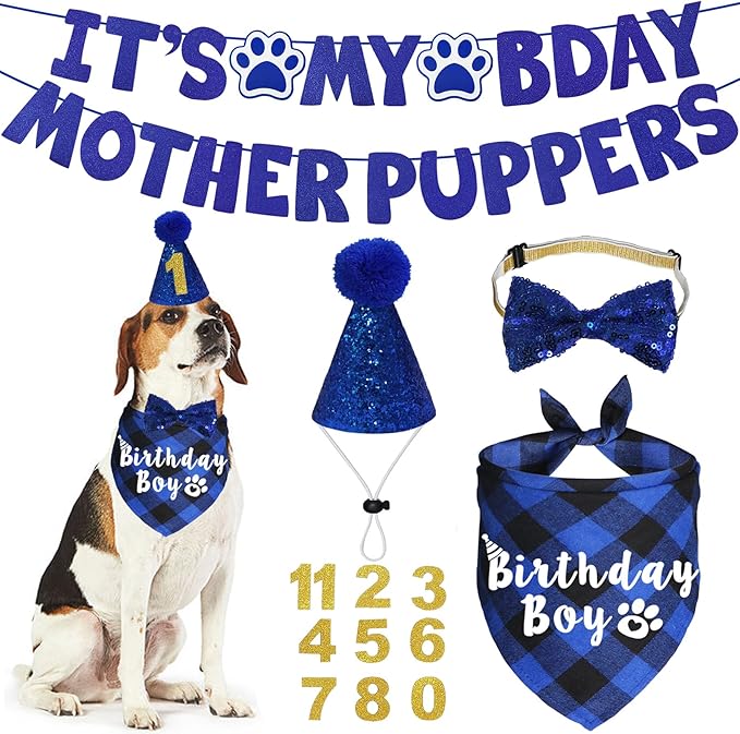 Dog Birthday Party Supplies by JOTFA