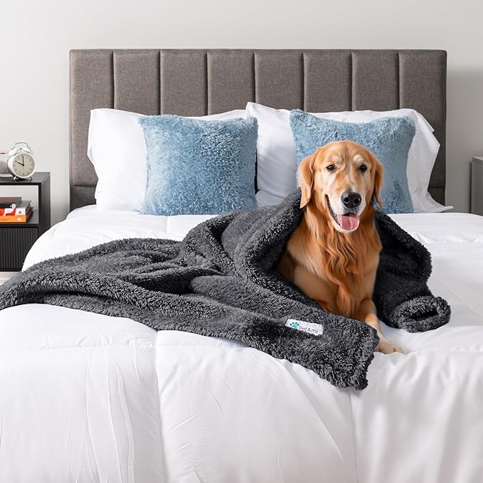 PetAmi Fluffy Waterproof Dog Blanket - Image 5