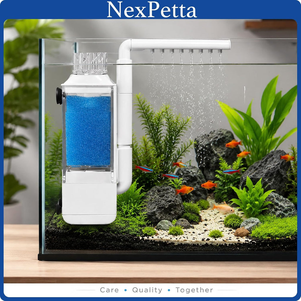Small Internal Aquarium Filter with Surface Skimmer,USB Power Adapter