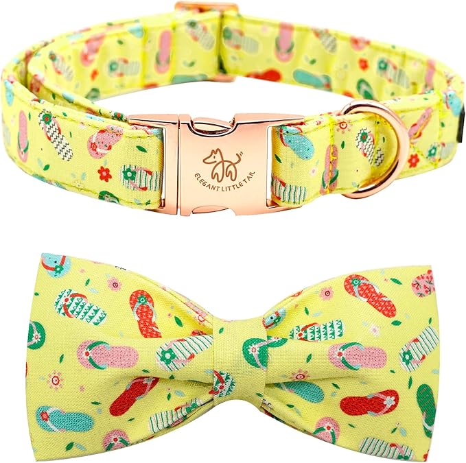 Elegant Little Tail's Cute Bowtie Dog Collar by Elegantlittletail