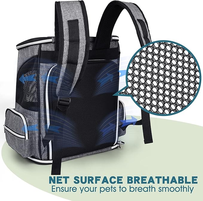 BAGLHER Expandable Pet Carrier Backpack，Pet Backpack - Image 5