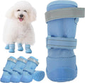 Mesh Dog Boots for Hot Sidewalks Asphalt Rainy Day and Rough Trail