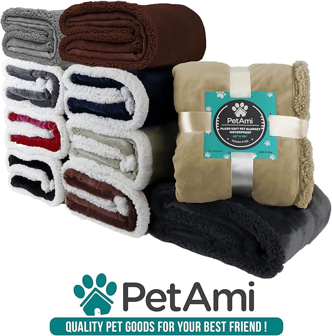 PetAmi Waterproof Dog Blanket for Queen Bed Large XL Dog Throw for Couch Cover - Image 9