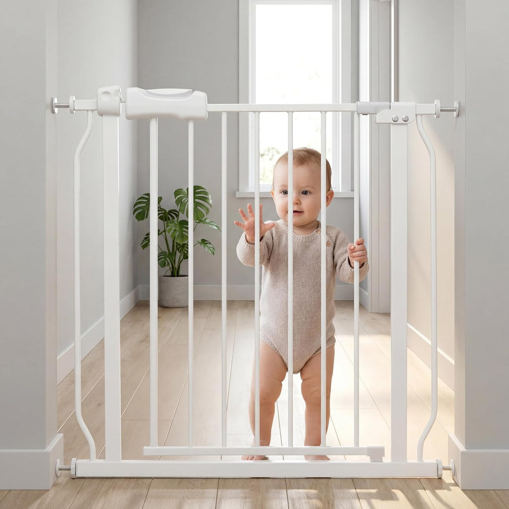 24 Inch to 29 Inch Wide Narrow Baby Gates for Small Doorways