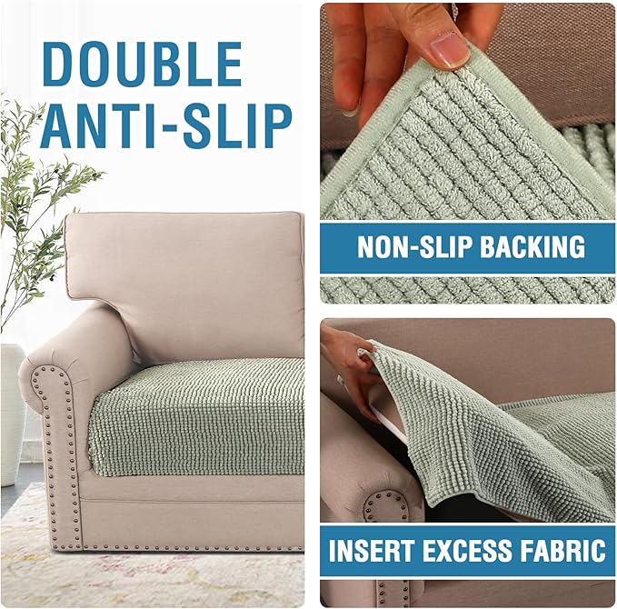 H.VERSAILTEX Plush Chenille Dog Bed Cover Thick Soft Sofa Cover - Image 5
