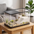 12‑in Turtle Tank, Dry‑Wet Separation with Basking Platform