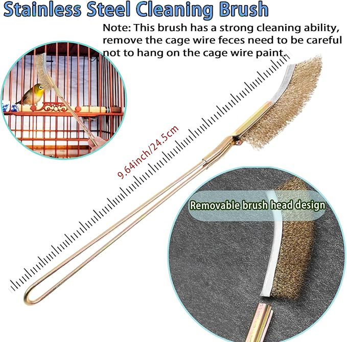 6pcs Set Bird Cage Cleaner Kit - Image 3