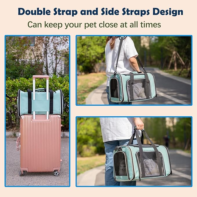 Cat, Dog Carrier for Small Medium Pet Carriers Up to15Lbs, Cats Carrier Soft- - Image 8
