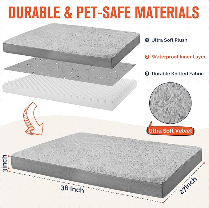 Simple Trending Orthopedic Dog Bed - Image 3