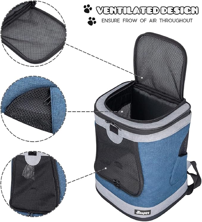 JESPET & GOOPAWS Pet Backpack Carrier - Image 8