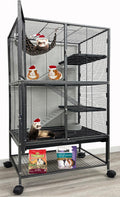 X-Large 31"x18.5"x53.5"H Deluxe Double Unit Small Animal Critter Cage