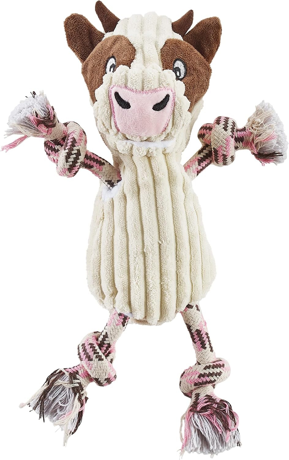 Outward Hound by Charming Pet Ranch Roperz Pig Plush Squeaky Dog Toy