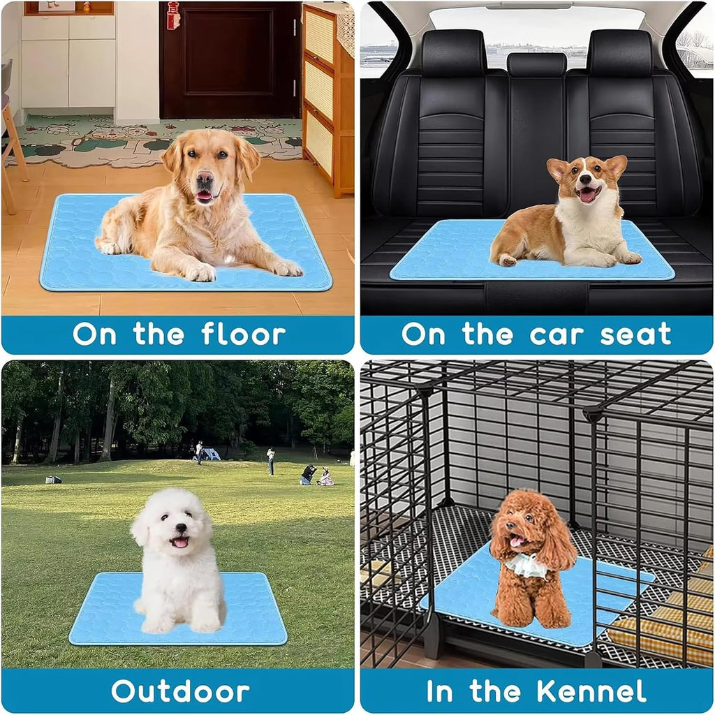 Dog Cooling Mat Foldable Self-Cooling Pad, Summer Cool Mat for Dogs Cats