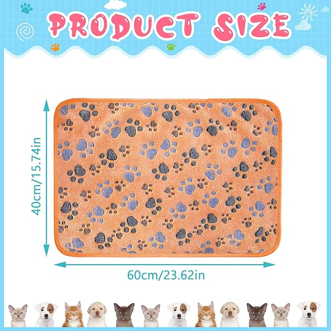 Tatuo 4 Pcs Dog Blanket for Pet Cat Blankets Indoor Puppy Teething Stuff Toys - Image 3