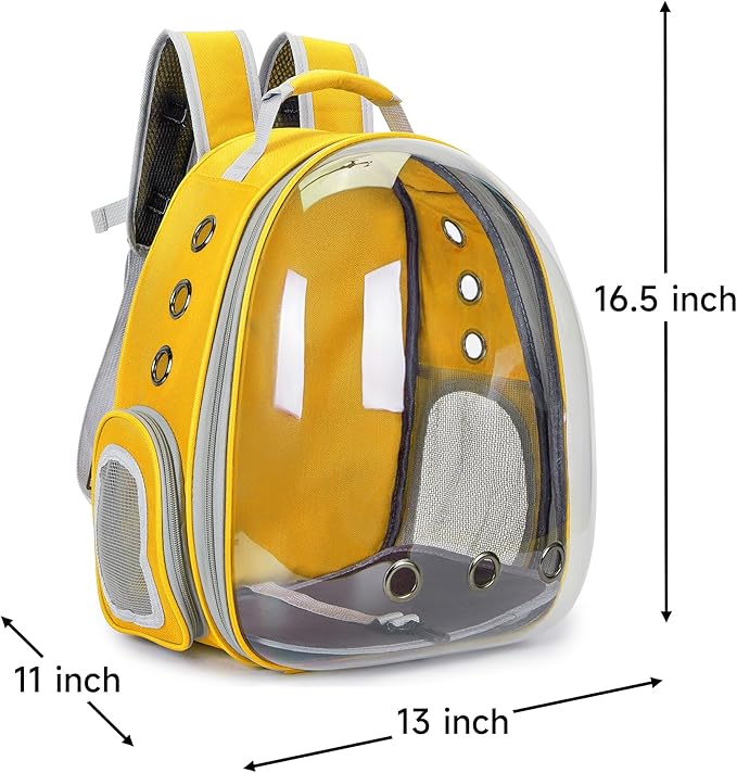 Cat Bubble Backpack Carrier for Small Medium Dogs Cats Carrying Bag, Airline - Image 7