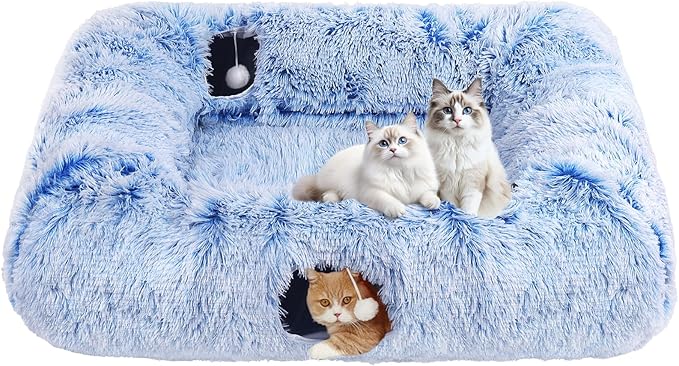 Extra Large Cat Tunnel Bed, 4 Ways Tunnels by Unknown