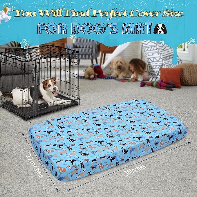 Dog Bed Covers Replacement Washable, Elastic Edged Pet Bed Protector - Image 3