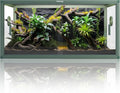 50 Gallon Reptile Enclosure, Colorful Aluminum Frame Reptile Tank