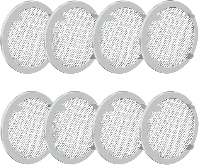 8-Pack 2" Circular Vent Covers, Steel Mesh Screen, Circular Screen by Unknown