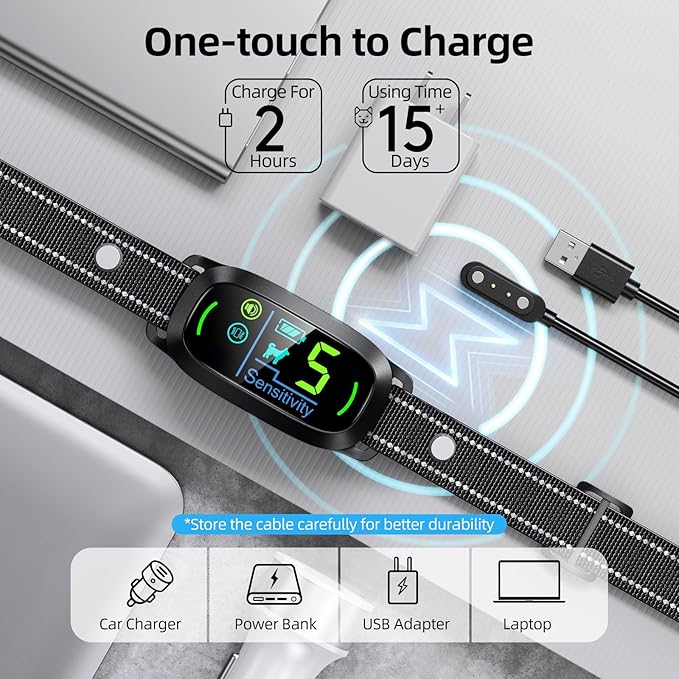 Dog Bark Collar, Rechargeable Smart Collar, Anti Barking Training Collar - Image 4