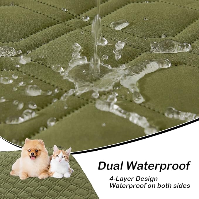 hyha Waterproof Dog Bed Blanket, Soft Pet Blankets, Waterproof Couch Cover - Image 3