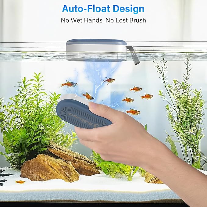 fishkeeper Magnetic Aquarium Glass Cleaner, Fish Tank Algae Scraper Cleaner - Image 5