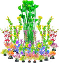 AQUANEAT 26pcs Artificial Fish Tank Plants by Aquaneat