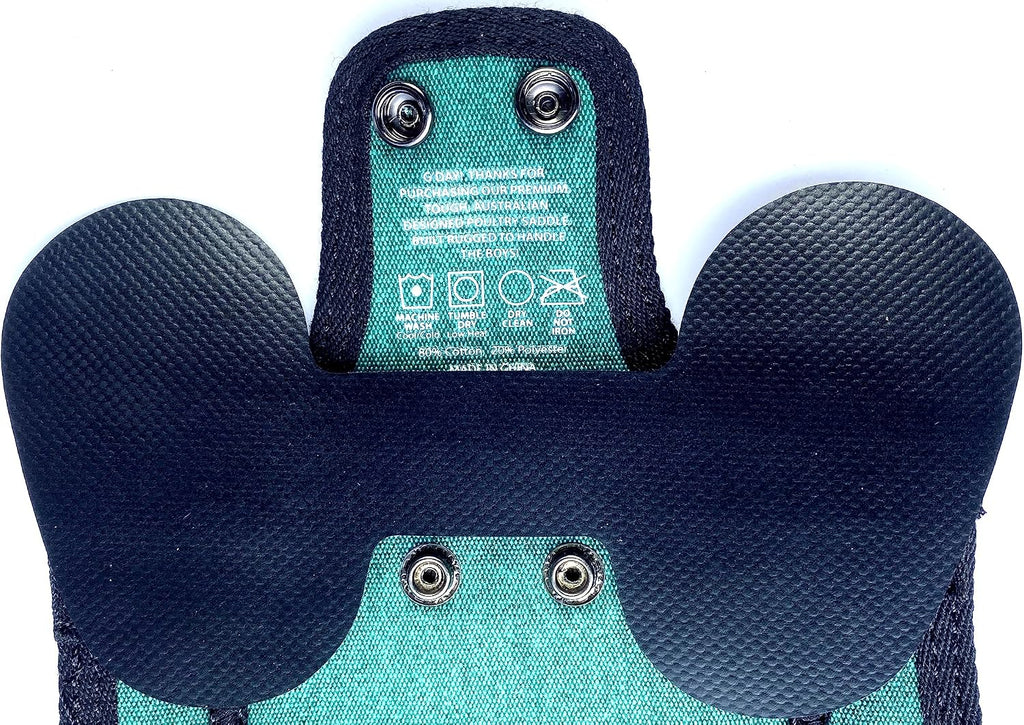 DOWN UNDER OUTDOORS 2 Small Bantam or Young Chicken Saddles (Teal)