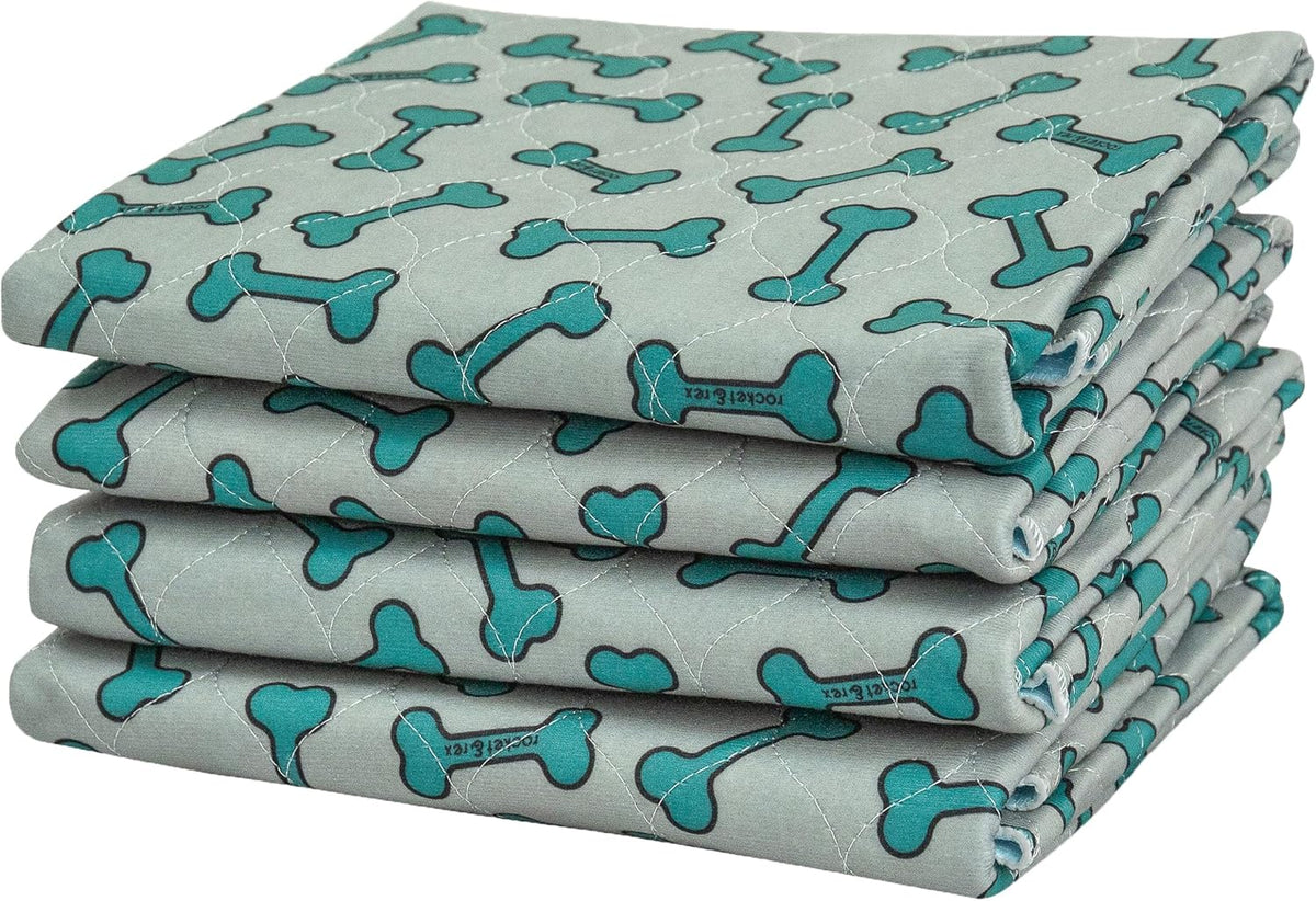 rocket & rex Washable Cat & Dog Carrier Pad, Reusable Liner Insert (2pk)